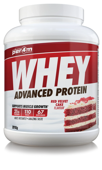 Per4m Whey Advanced Protein Red Velvet Cake flavour 