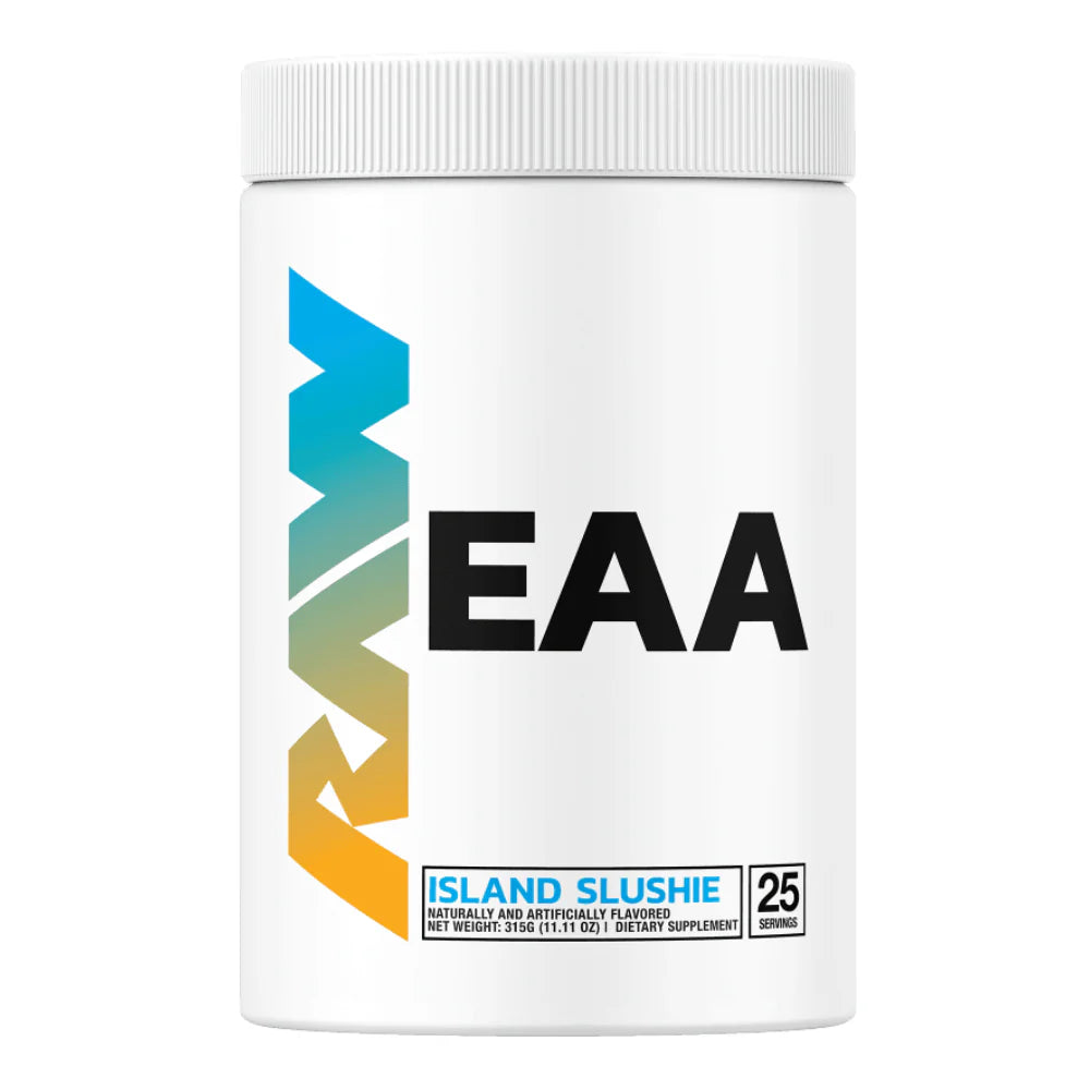 Raw Nutrition EAA Island Slushie 25 servings essential amino acids supplement Nutrihacks Cyprus
