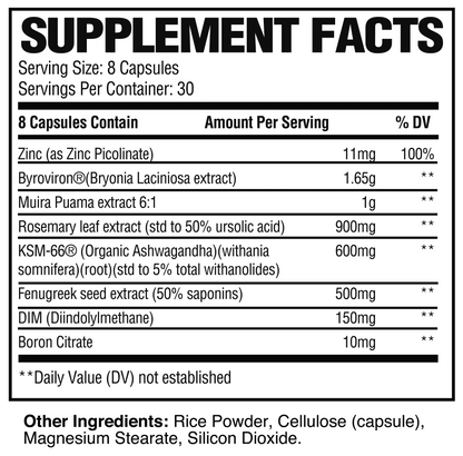 Raw Nutrition, Test, 240 Capsules