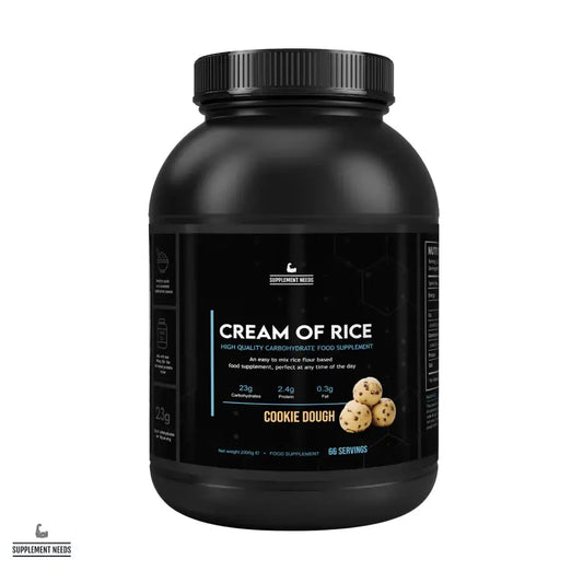 Supplement Needs Cream of Rice cookie dough flavour