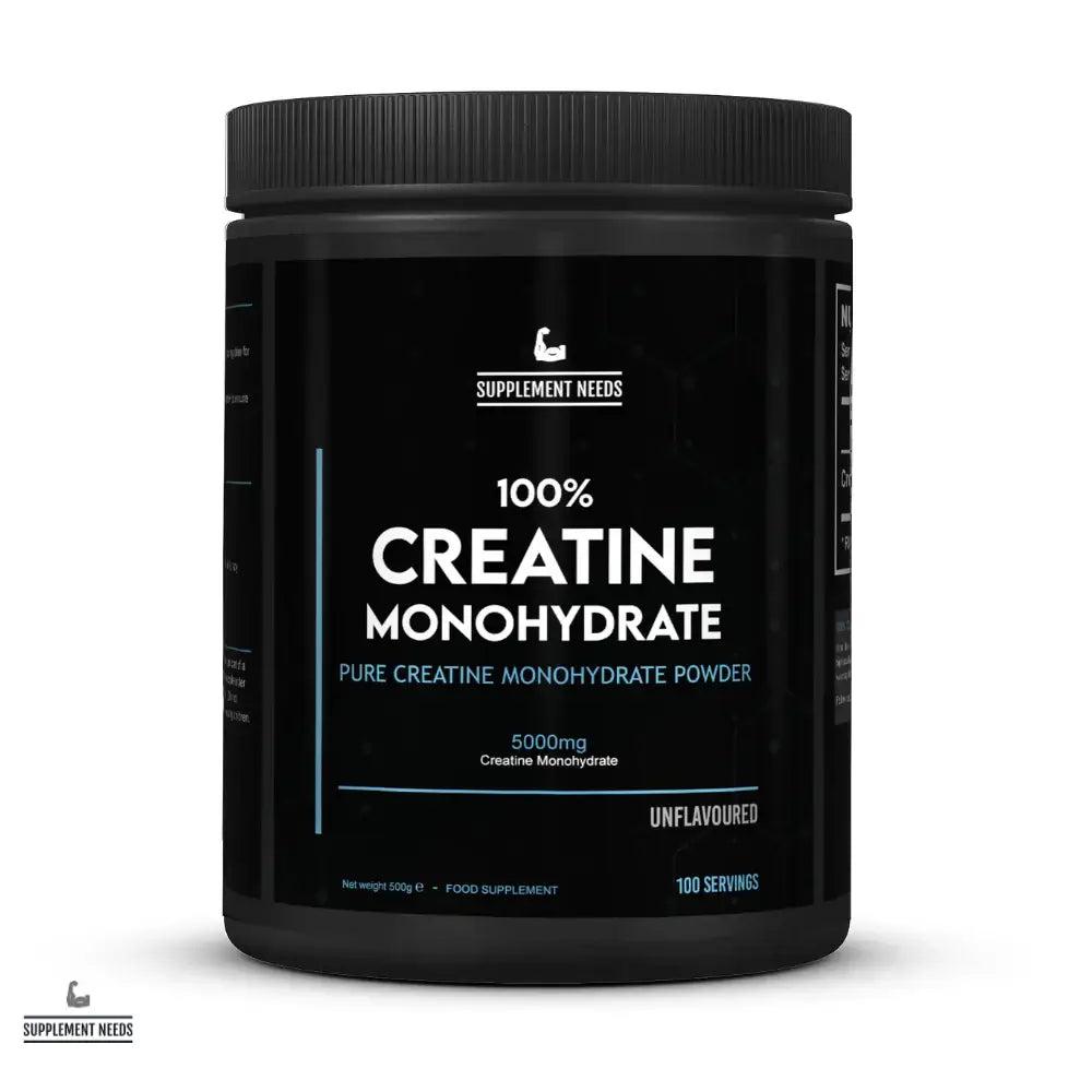 Supplement Needs Creatine Monohydrate unflavoured powder