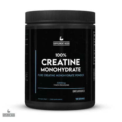 Supplement Needs Creatine Monohydrate unflavoured powder
