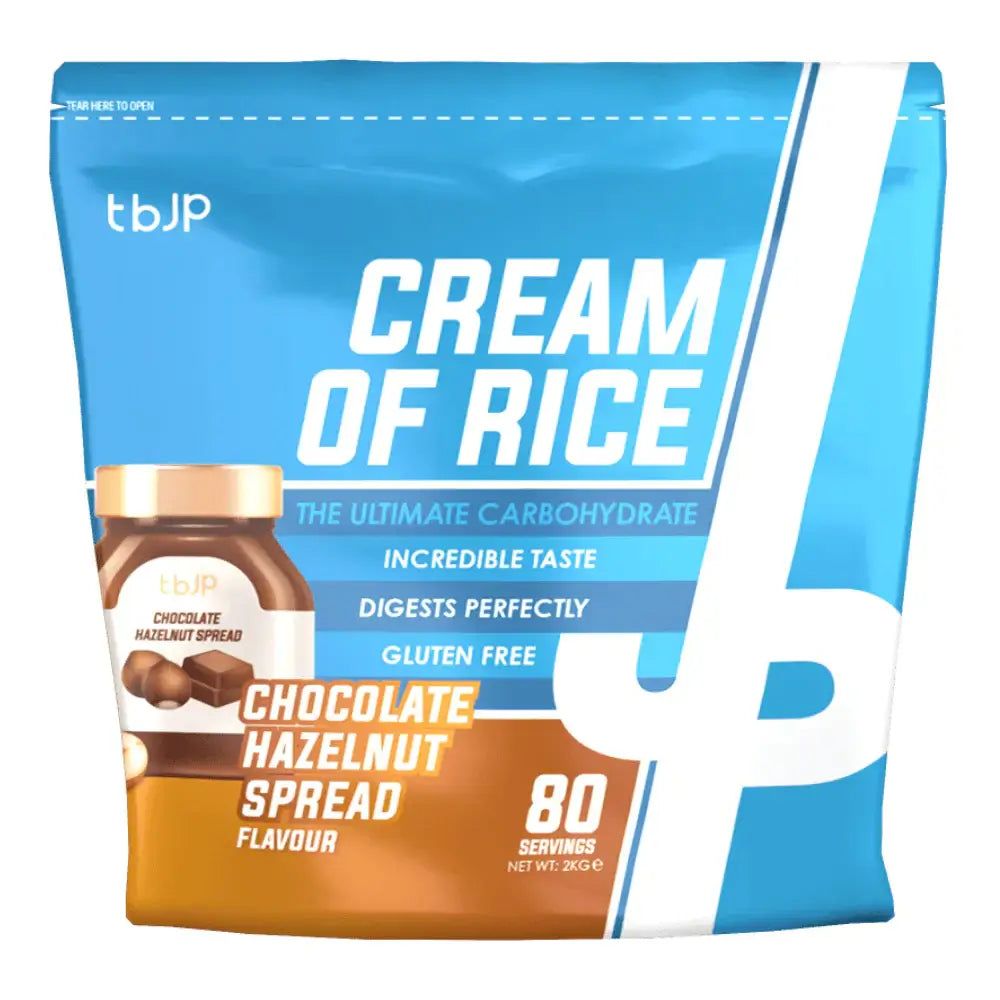 TBJP Cream of Rice 2kg chocolate hazelnut flavor