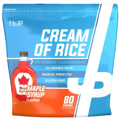 TBJP Cream of Rice 2kg maple syrup flavor