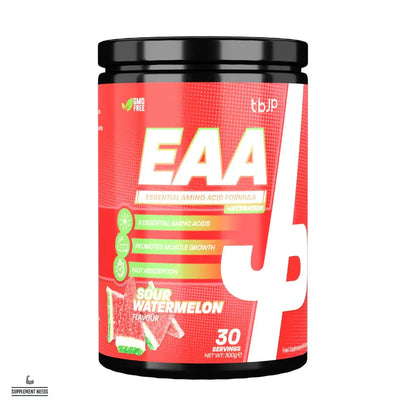 TBJP EAA Plus Hydration Sour Watermelon essential amino acid supplement