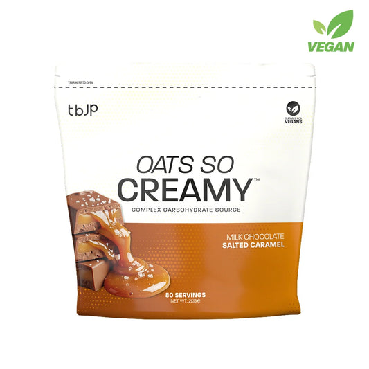 TBJP Oats So Creamy Milk Chocolate Salted Caramel 2kg oat flour