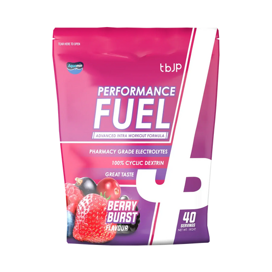 TBJP Performance Fuel intra workout powder Berry Burst flavour