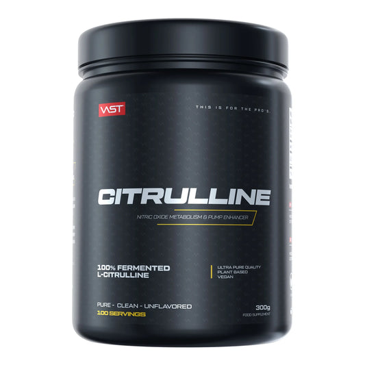 VAST Citrulline 300g – pure fermented L-Citrulline powder for nitric oxide, muscle pumps and training performance