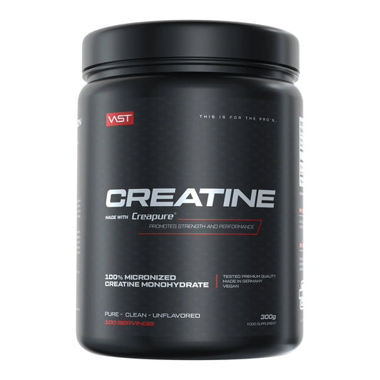 VAST Creatine Creapure 300g micronized creatine monohydrate 60 servings