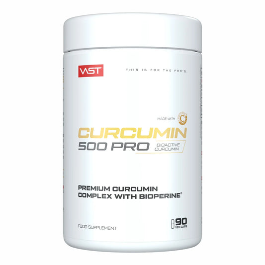 VAST Curcumin 500 Pro 90 vegan capsules premium curcumin complex with bioperine