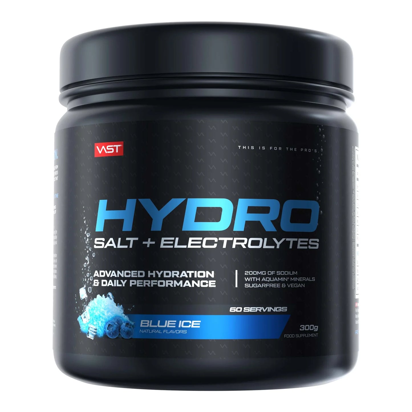 VAST Hydro 300g Blue Ice hydration and electrolyte formula 60 servings