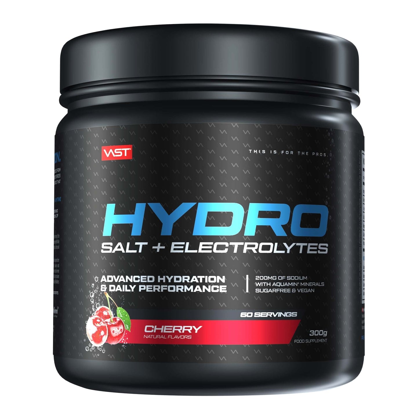 VAST Hydro 300g Cherry hydration and electrolyte formula 60 servings