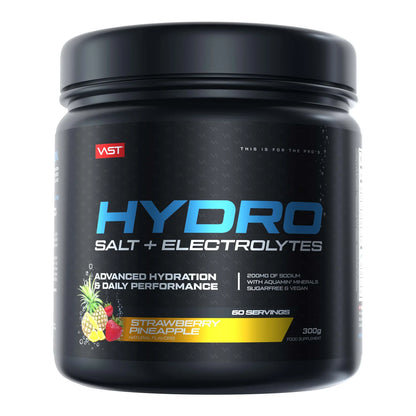 VAST Hydro 300g Strawberry Pineapple hydration and electrolyte formula 60 servings