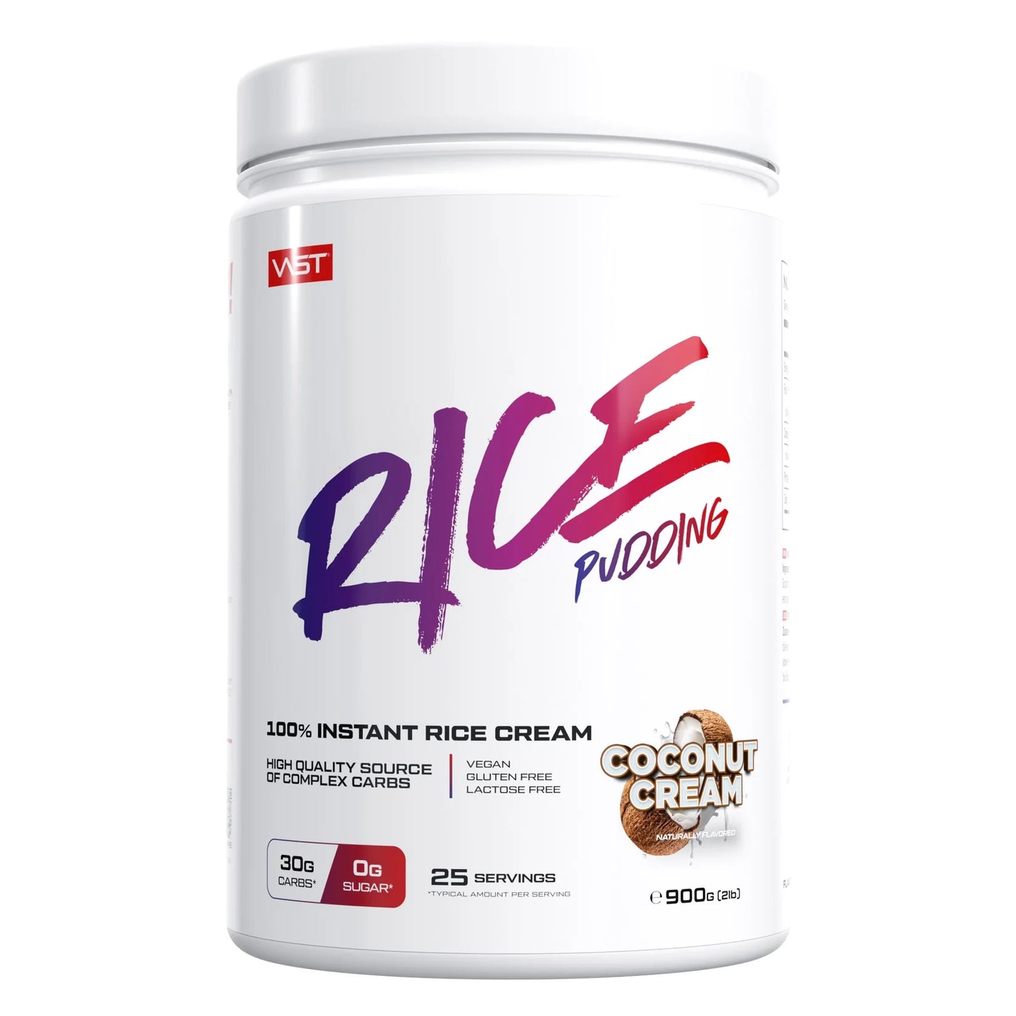 VAST Instant Rice Pudding Coconut Cream 900g high carbohydrate performance meal