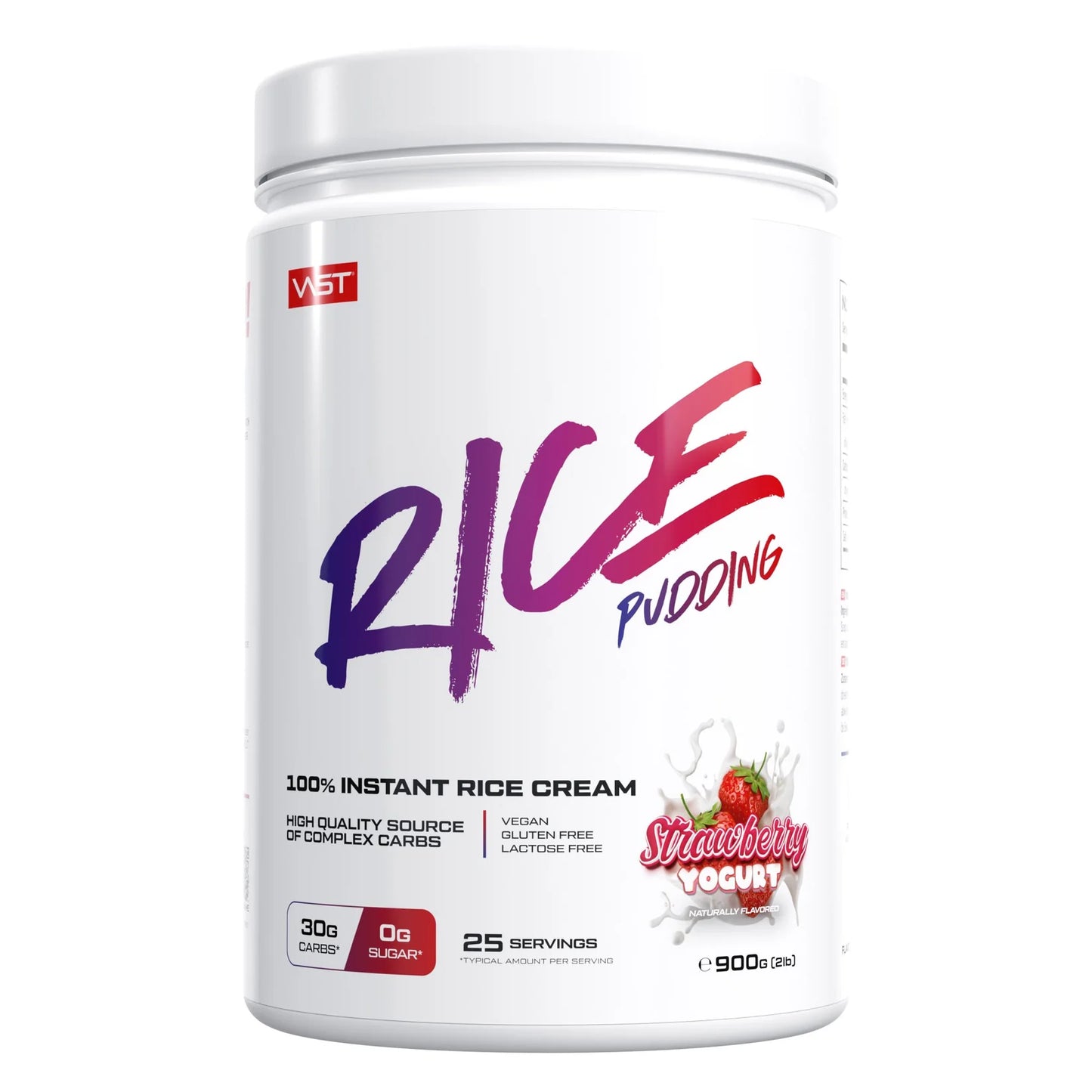 VAST Instant Rice Pudding Strawberry  Yogurt  900g high carbohydrate performance meal