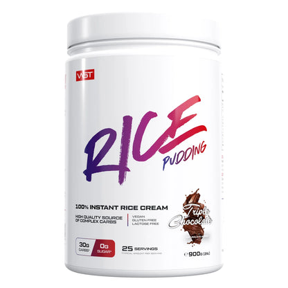 VAST Instant Rice Pudding Triple Chocolate 900g high carbohydrate performance meal