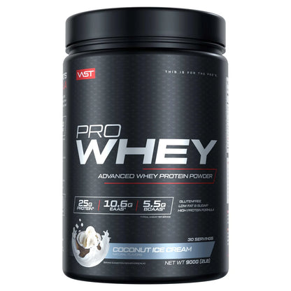 VAST Pro Whey 900g Coconut Ice Cream whey protein powder