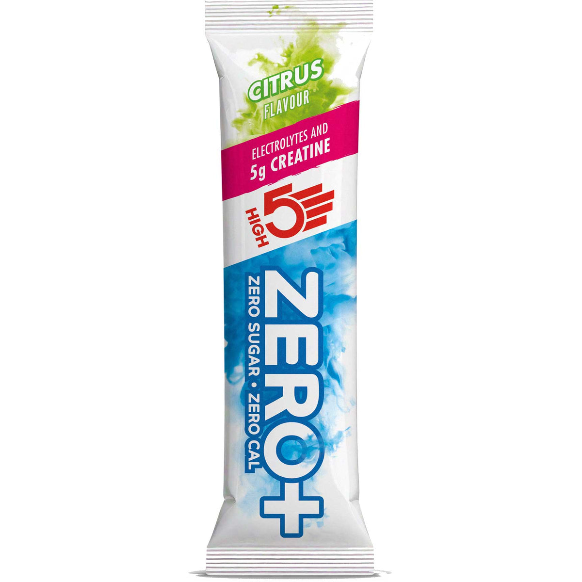 ZERO+ Citrus flavour electrolyte and creatine single sachet containing 5g creatine and zero sugar